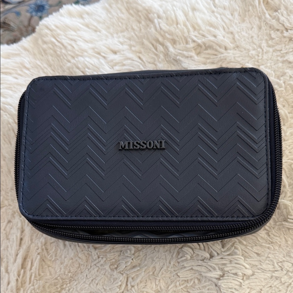 Missoni Dark Gray Chevron Mini Bag